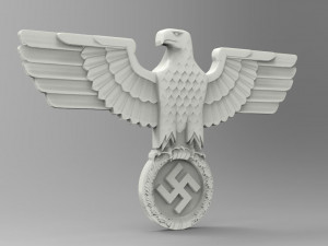 Logo Reichsadler 3D-Druckmodell