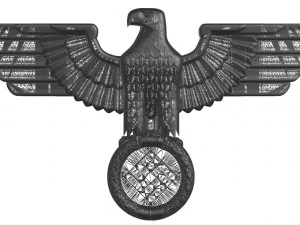 Logo Reichsadler 3D Print Model