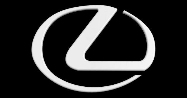 Logo lexus Modello di stampa 3D .c4d .max .obj .3ds .fbx .stl .blend 