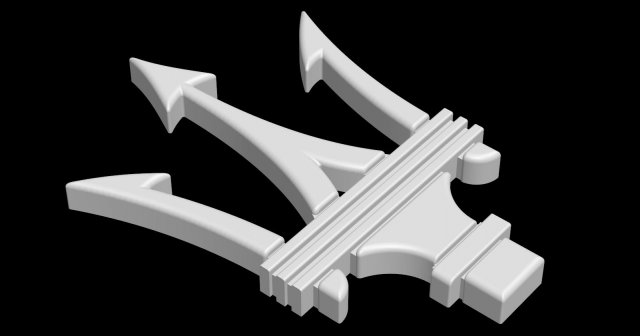 Logo maserati Modèles 3D en vedette .c4d .max .obj .3ds .fbx .stl .blend 