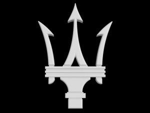 Logo maserati Modèles 3D en vedette