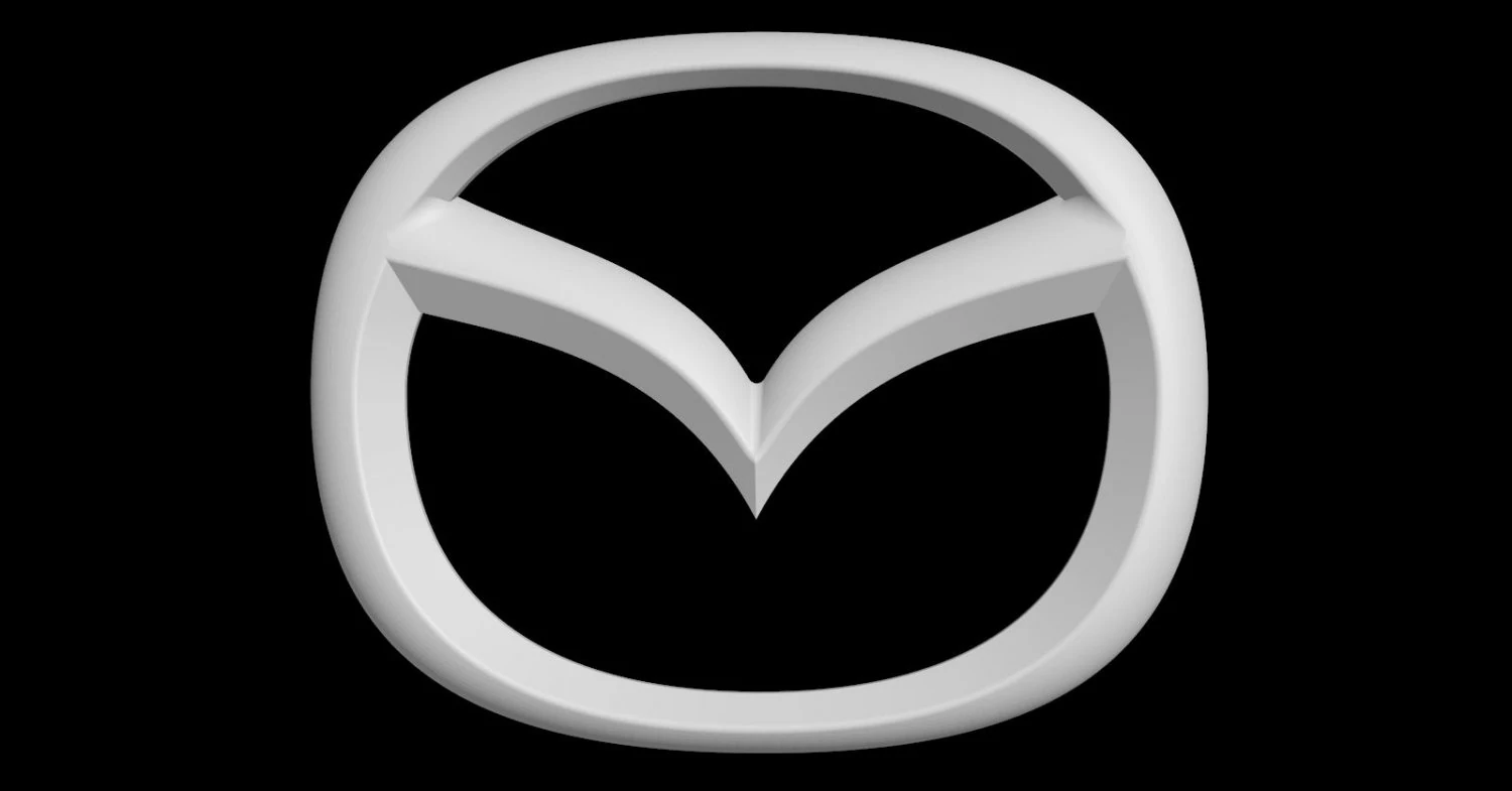 Logo mazda 3D Print Model .c4d .max .obj .3ds .fbx .stl .blend 