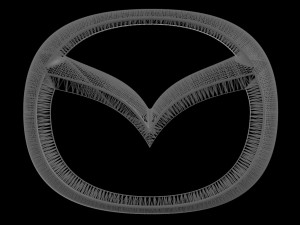 Logo mazda 3D-Druckmodell