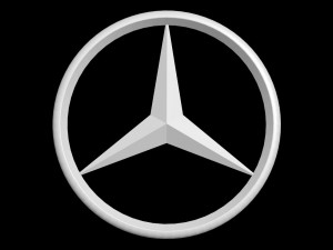 Logo mercedes benz 3D Print Model