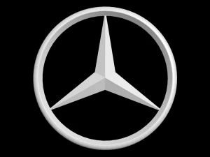 Logo mercedes benz 3D Print Model