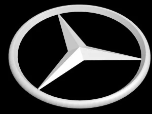 Logotipo mercedes benz Modelo de impresión 3D
