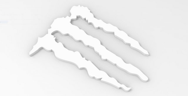 Logo monster 3D Print Model .c4d .max .obj .3ds .fbx .stl .blend 