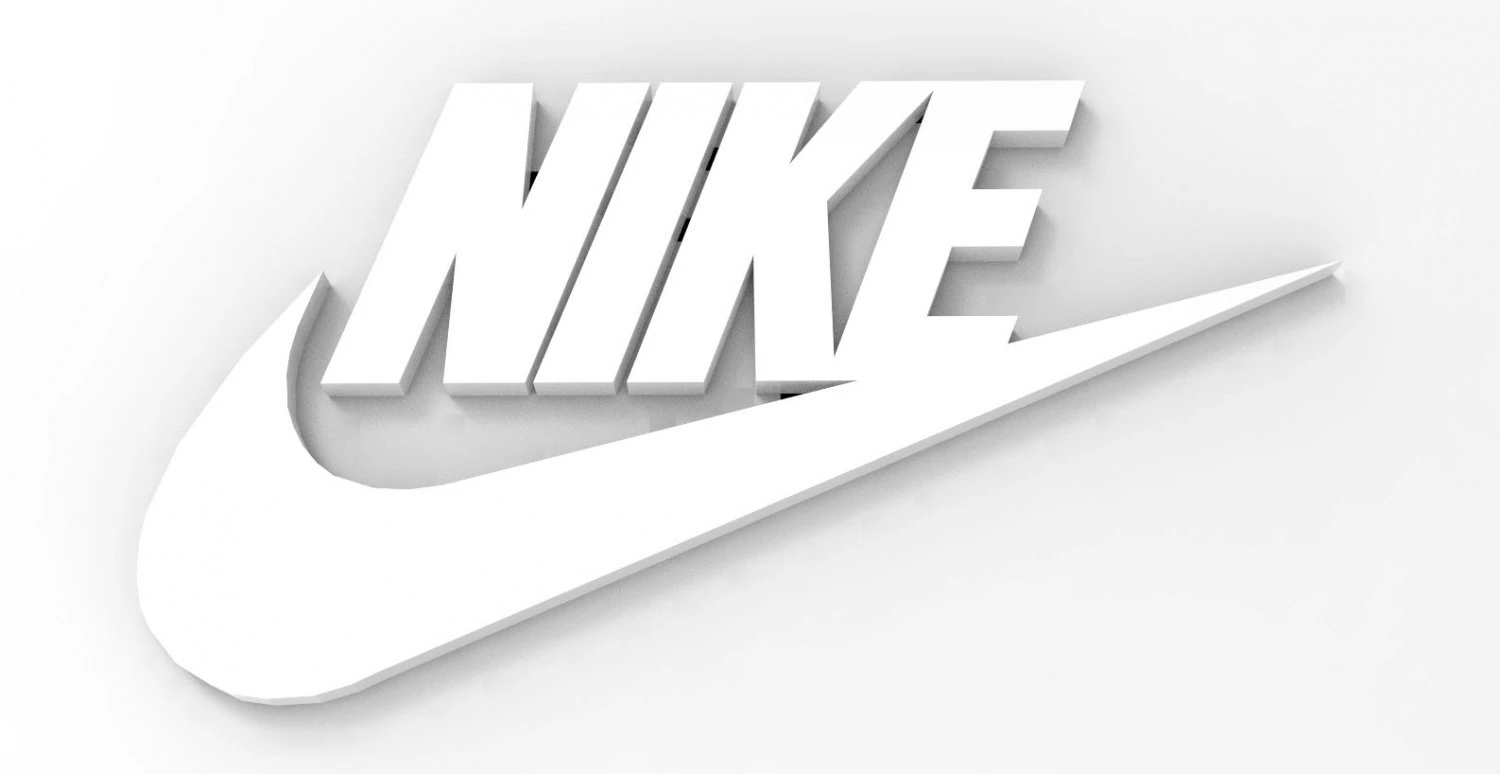 Logo nike 3D Print Model .c4d .max .obj .3ds .fbx .stl .blend 