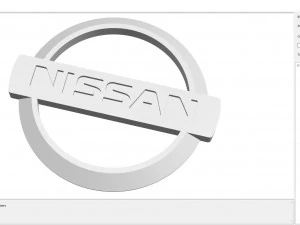 Logo nissan 3D Print Model