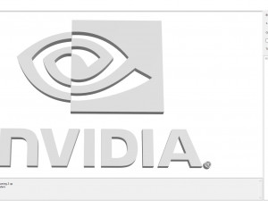 Logo nvidia 3D 打印模型