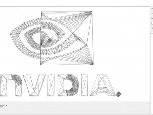 Logo nvidia 3D 打印模型