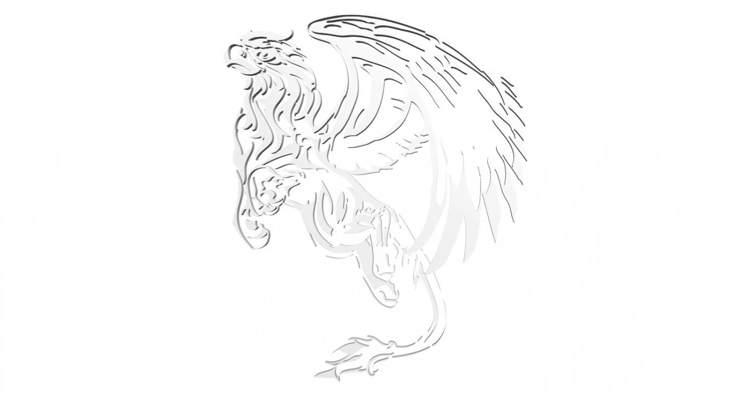 Logo griffin 3D Print Model .c4d .max .obj .3ds .fbx .stl .blend 