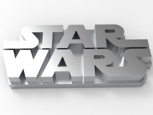 Logo star wars Modello di stampa 3D