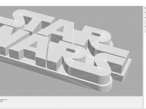 Logo star wars Model Cetak 3D
