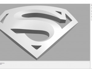 Logo superman 3D Baskı Modeli