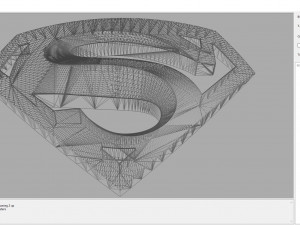 Logo superman 3D Baskı Modeli