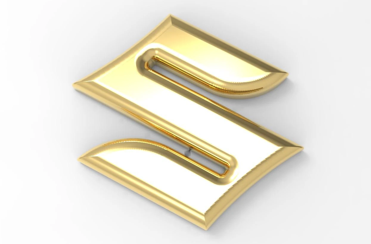 Logotipo Suzuki Modelo de impresión 3D .c4d .max .obj .3ds .fbx .stl .blend 