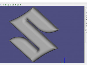 Logo Suzuki Model Cetak 3D