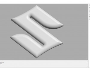 Logo Suzuki Model Cetak 3D