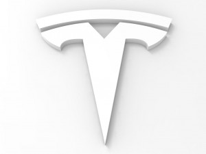 Logo Tesla 3D 打印模型