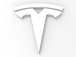 Logo Tesla 3D Print Model