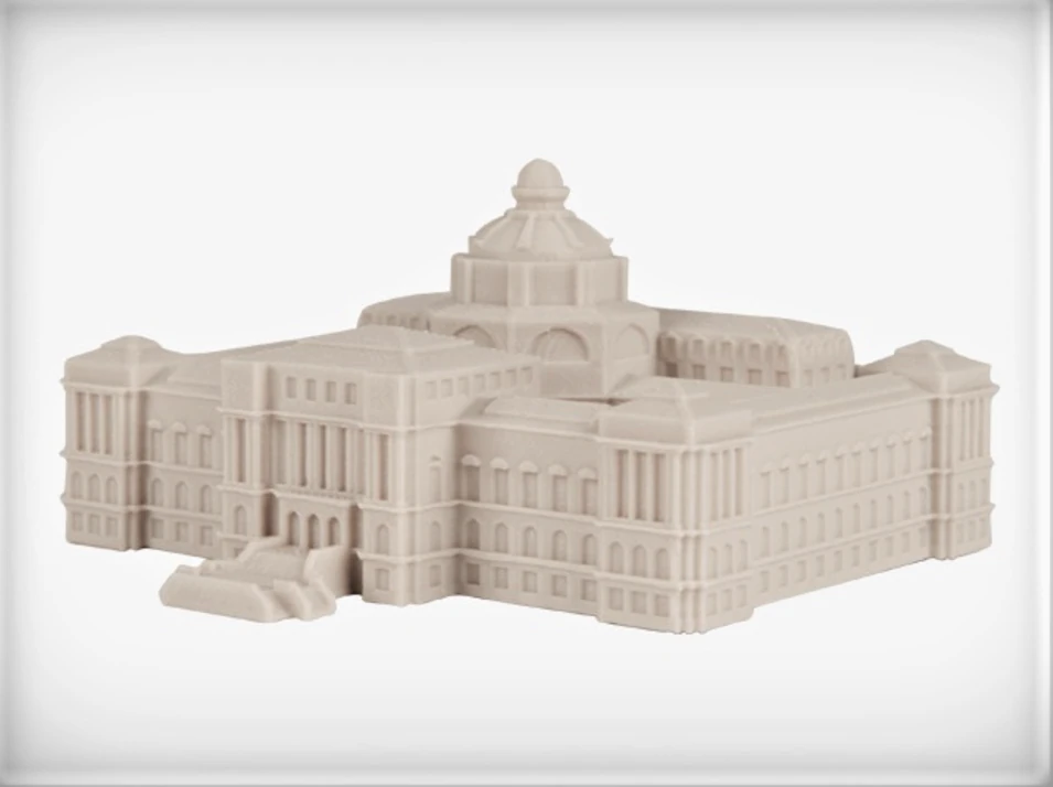 Library Congress 3D Print Model .c4d .max .obj .3ds .fbx .stl .blend 