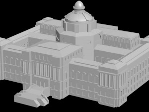 Library Congress 3D Baskı Modeli