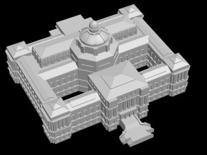 Library Congress 3D Baskı Modeli