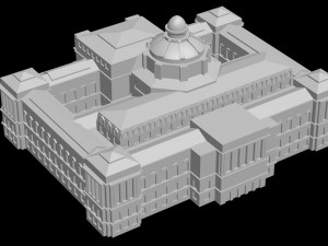 Library Congress 3D Baskı Modeli