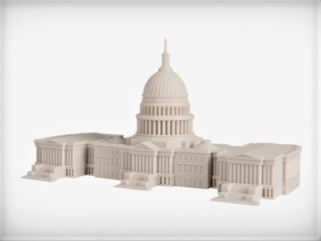 Capitol legislative 3D Принт Модель .c4d .max .obj .3ds .fbx .stl .blend 
