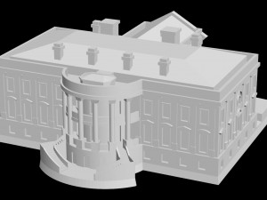 White House 3D Принт Модель