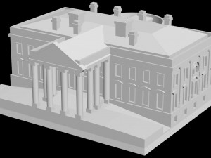 White House 3D Принт Модель