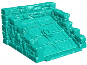 Basement door 3D Print Model
