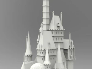 Castle 3D Print Model