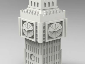 Wieża zegarowa Model do druku 3D