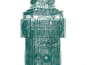 Clock tower 3D Print Model