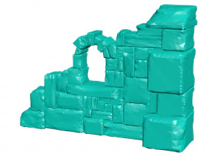 Broken wall 3D Print Model