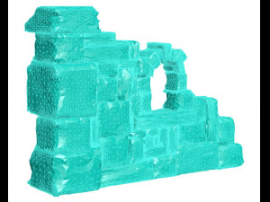 Broken wall 3D प्रिंट मॉडल