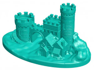 Castle 3D Print Model