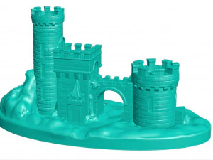 Castle 3D Print Model