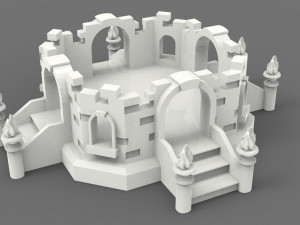 Castle 2 3D Print Model