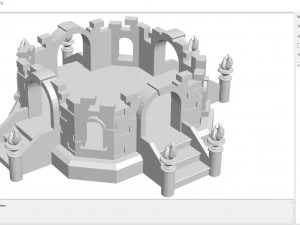 Castle 2 3D Print Model