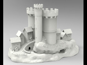 Castle 3 3D Print Model
