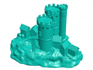 Castle 3 Model Cetak 3D