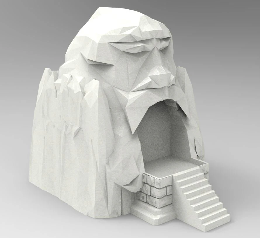 Cave 3D Print Model .c4d .max .obj .3ds .fbx .stl .blend 