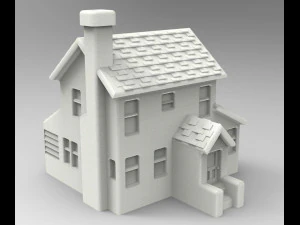 Christmas House 3D Print Model