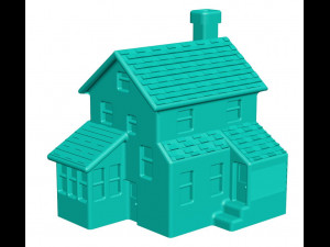 Christmas House 3D Print Model