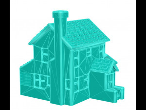 Christmas House 3D Print Model