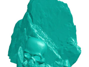 Skull Head 3D Print Model
