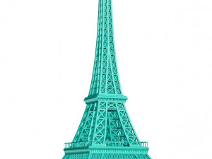 Eiffel Tower 3D Print Model